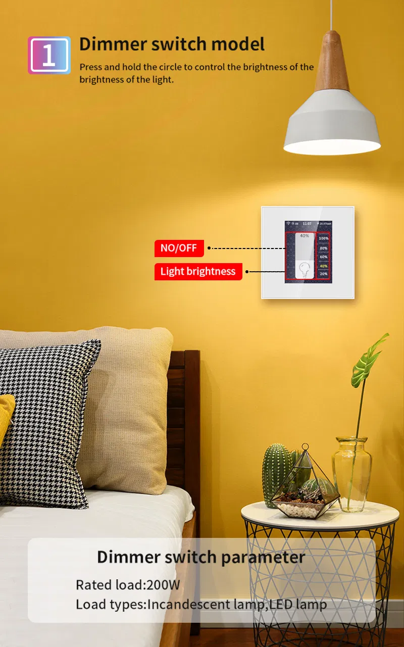 Lanbon Dimmer Smart Switch Support Tuya APP