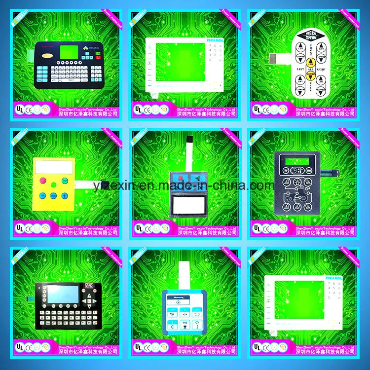 LED Membrane Switch Touch Panel with PCB (3m467/ 468 )