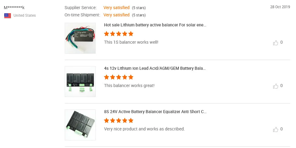 Lithium Battery Equalizer 1s Single Balancer with Instruction LED Light