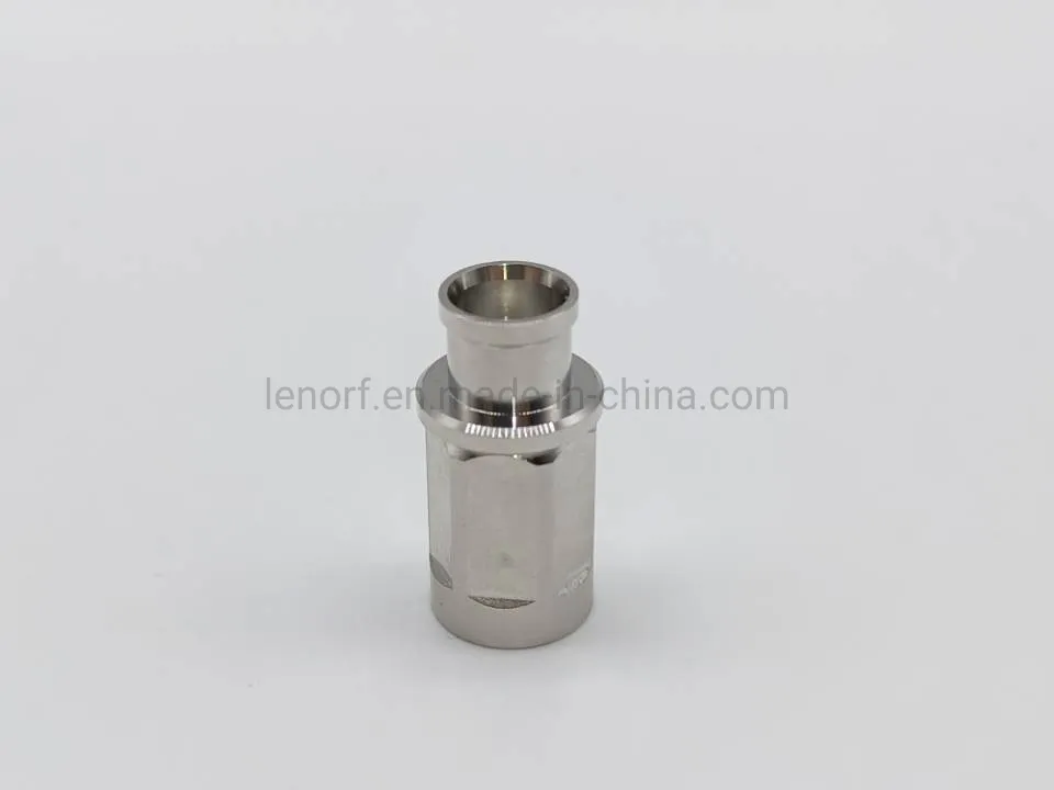 Low Pim Connector Nex10 Male Connector Solder for 1/4" S Cable
