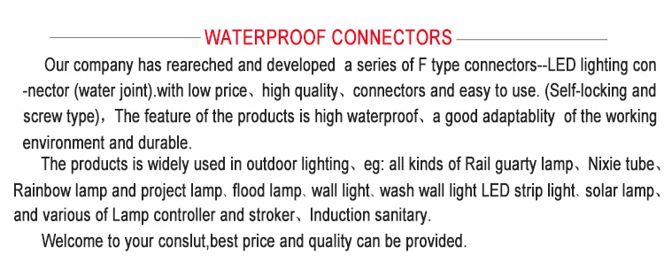 M12 2pins 3pins 4pins Waterproof Connector