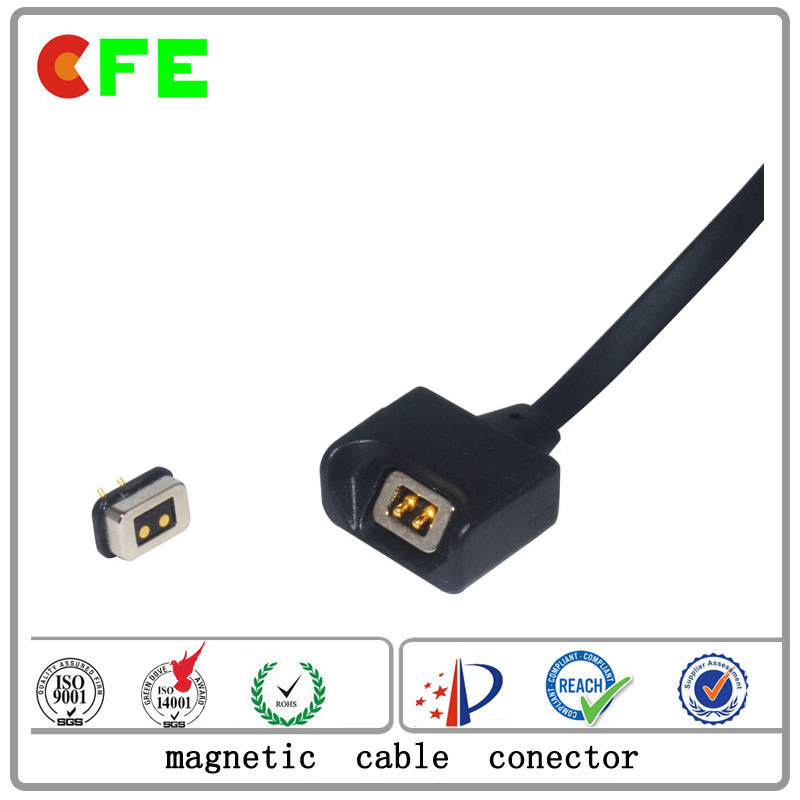 Male and Female Magnetic Cable Connector for Memory Card