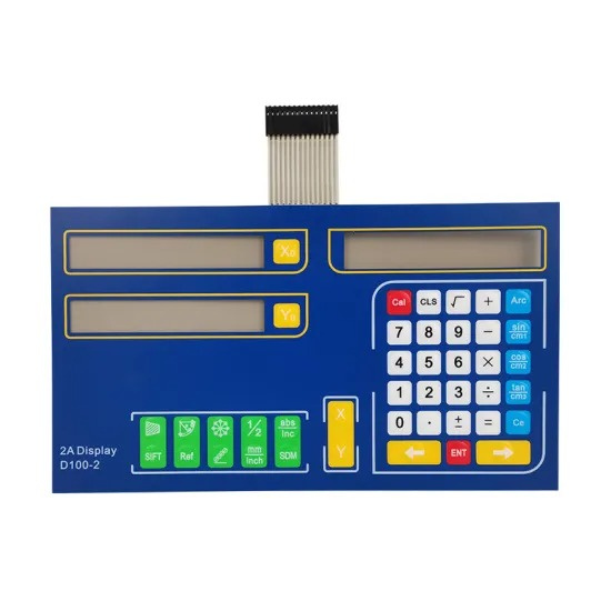 Manufacturer OEM Service Teclado Membrana Custom Made Membrane Switch Keypad Keyboard