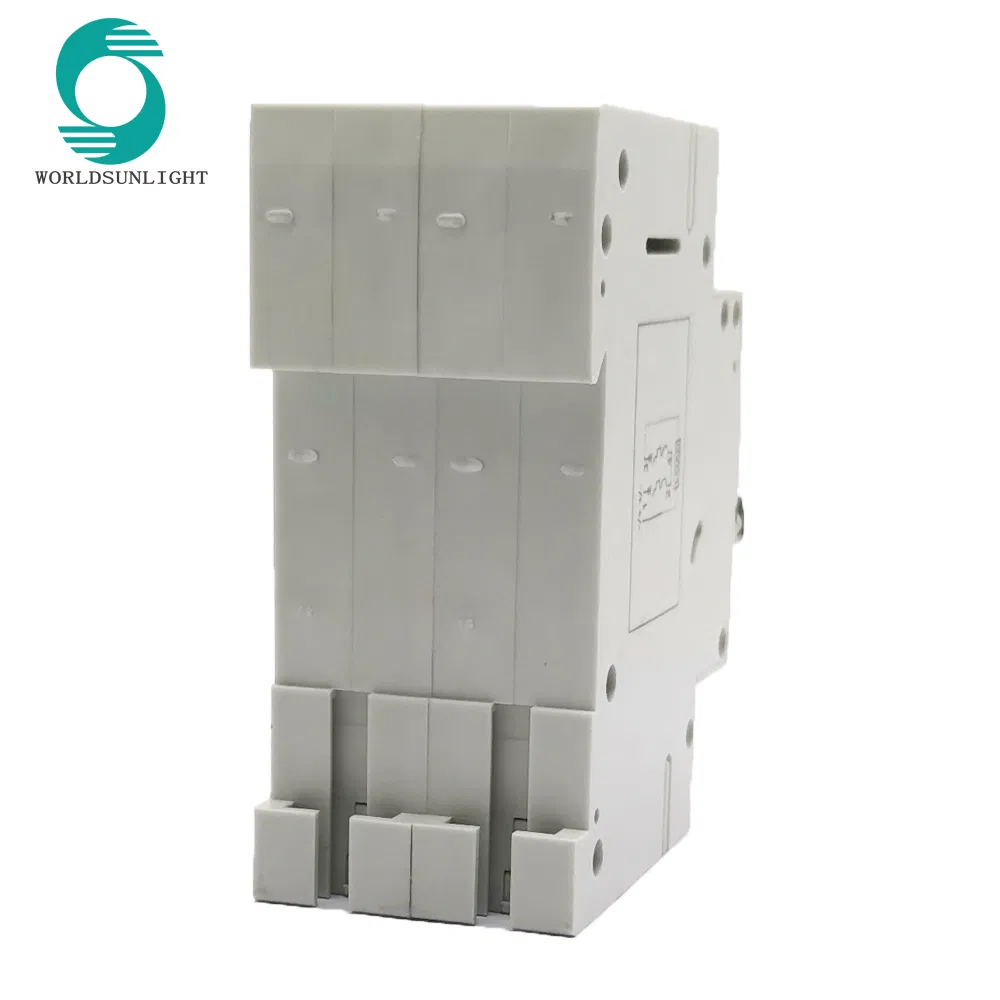 MCB DC 2p 20A 500V Curve C Miniature Circuit Breaker DC Breaker for Solar Panels PV System