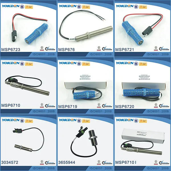 Mpu Msp6720 Generator Magnetic Pickup Speed Sensor 5/8 - 18 Unf Threaded for Engine Universal Transducer