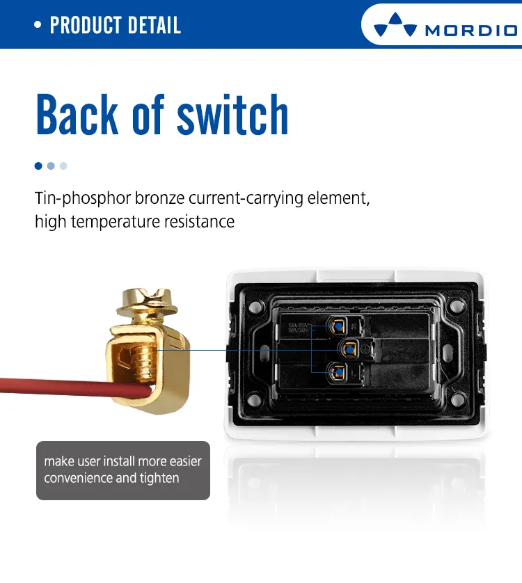 New fashion 16A New Design Stainless Steel Electrical Wall Sockets and Switches