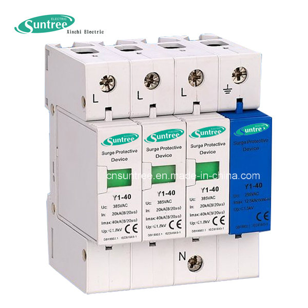 Npe 40ka 3p+N Surge Protector SPD