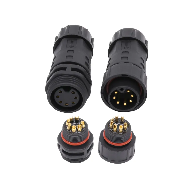 Nylon Series Solder Male Female Electrical Waterproof Connector Automotive