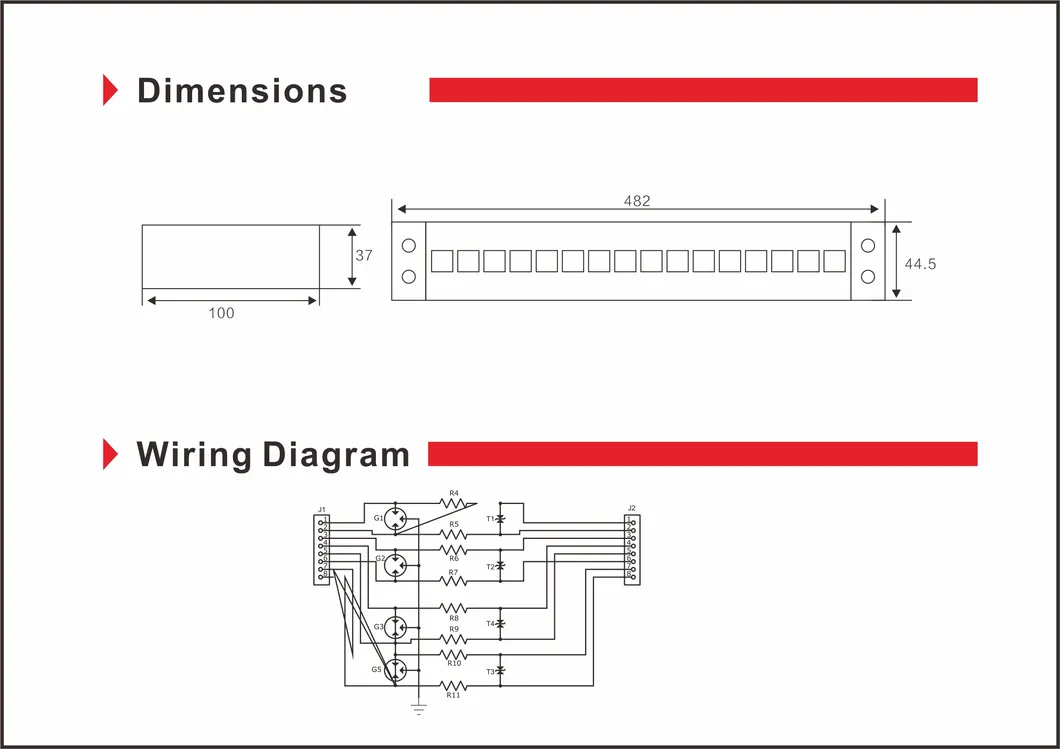 OEM Factory Price RJ45 Ethernet Surge Protection Device