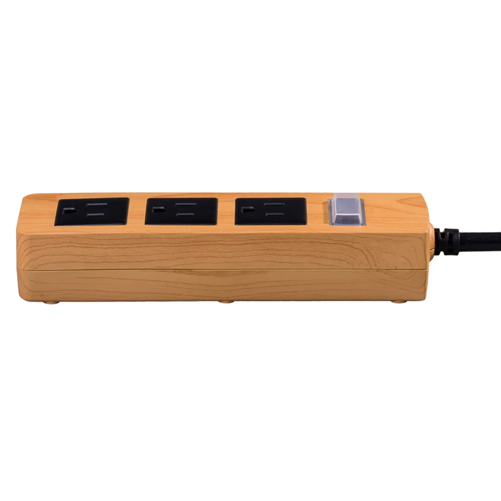 Outdoor 3 Outlets Surge Protector Power Strip American Standard Socket