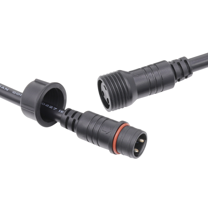 Outdoor Male to Female 2 Pin IP65 Waterproof LED Power Connector