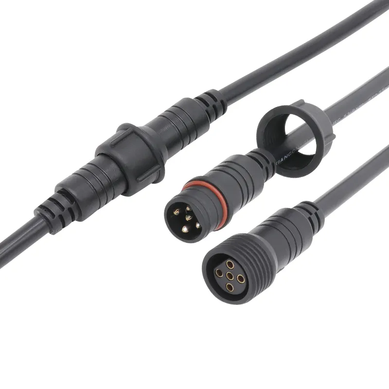 Outdoor Male to Female 2 Pin IP65 Waterproof LED Power Connector