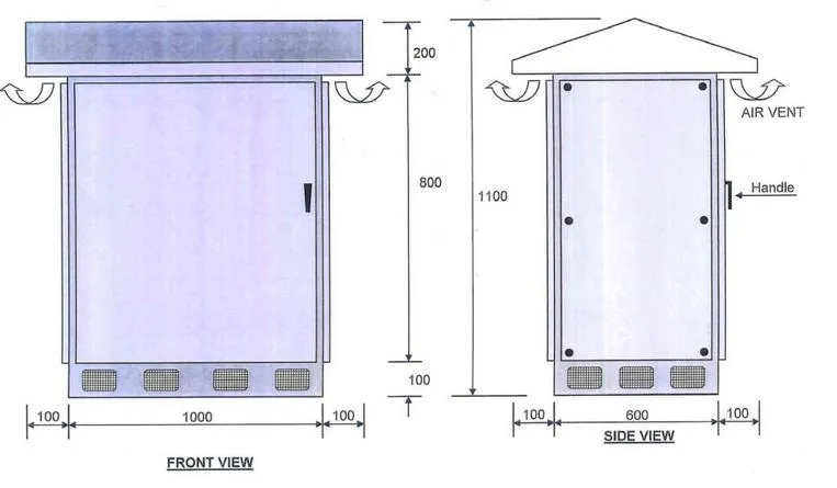 Outdoor Scb13 315kVA 10kv 11kv Dyn11 Dry Type Distribution Transformer with Stainless Steel Enclosure