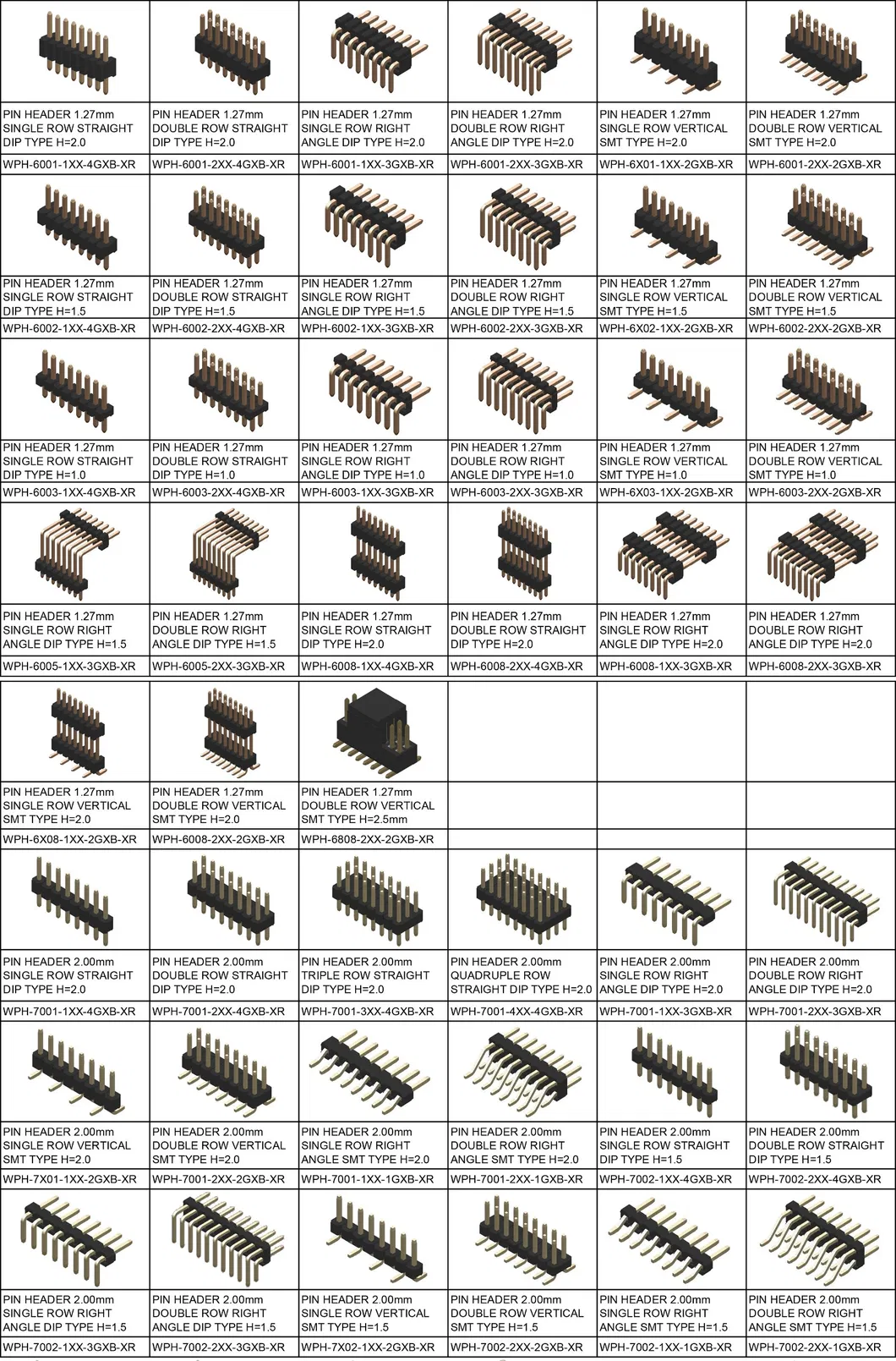 Pin Header Pitch=2.54mm Single Row Vertical DIP Angle=45&deg; U Type Connector