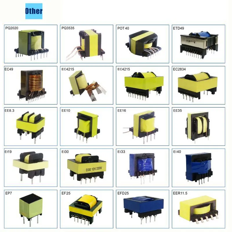 Pot 4202 Transformer UL Approved Pot Series Flyback Switching Audio High Frequency Voltage Step Down Power Transformer for EV Charging