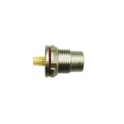 Qm F Series Mhn Protruding Front Nut Fixed Socket Push Pull Connector