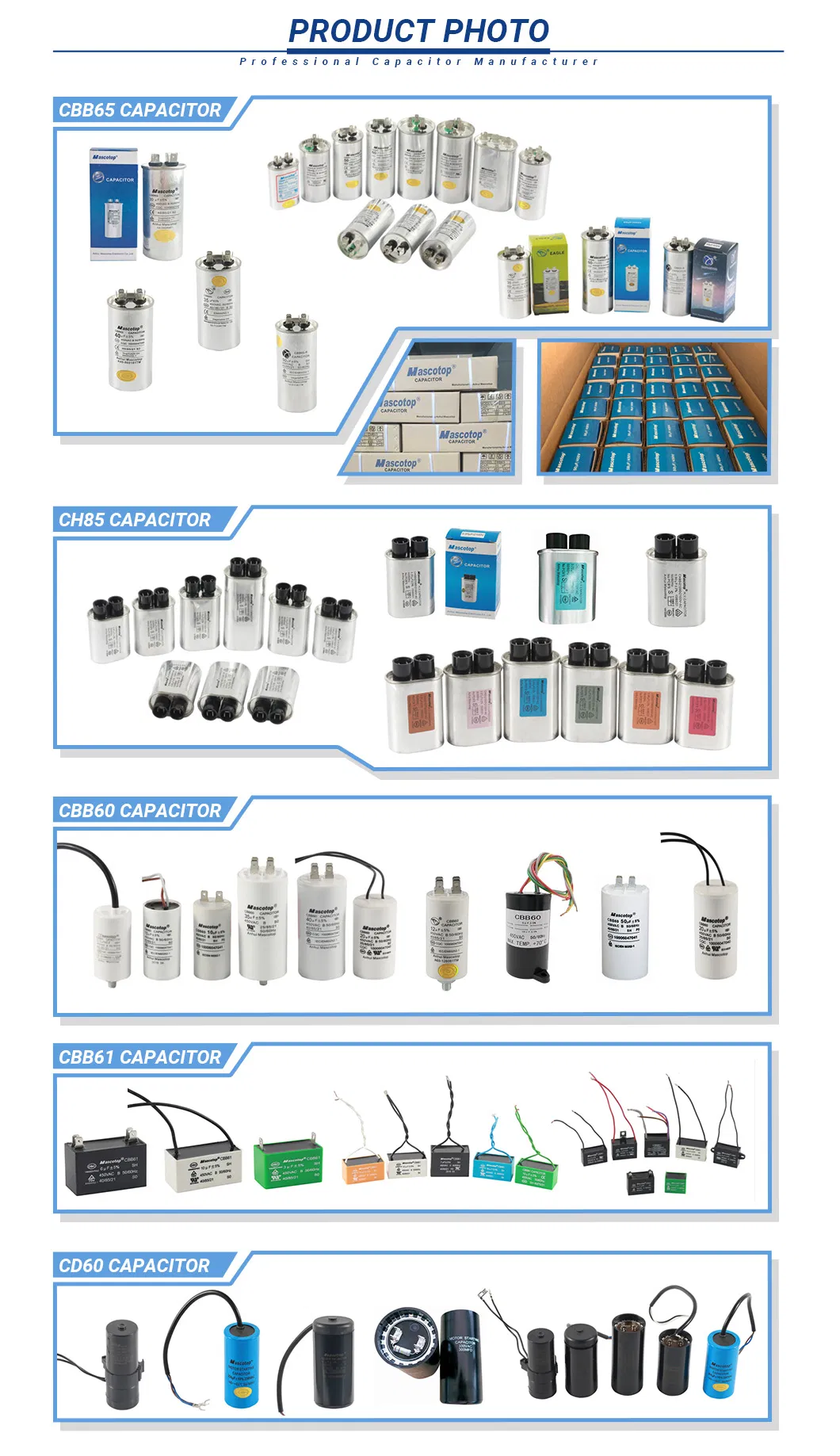 Reasonably Priced Cbb60 Capacitor in The Refrigeration Industry
