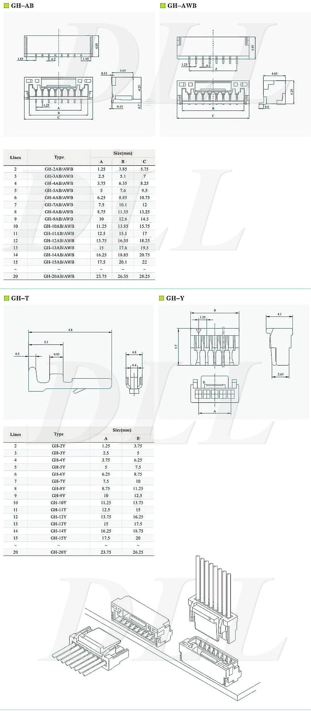 Replace Jst Gh Connector Bm02b-Ghs-Tbt Bm03b-Ghs-Tbt Bm04b-Ghs-Tbt Bm05b-Ghs-Tbt
