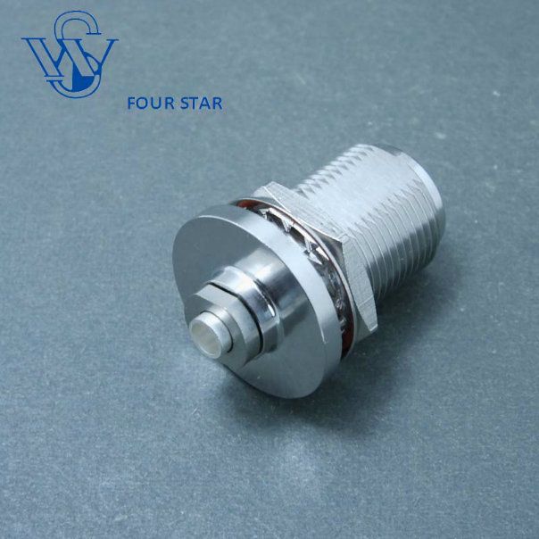 RF Coaxial Female Jack Bulkhead High Frequency N Connector for Rg402 Cable