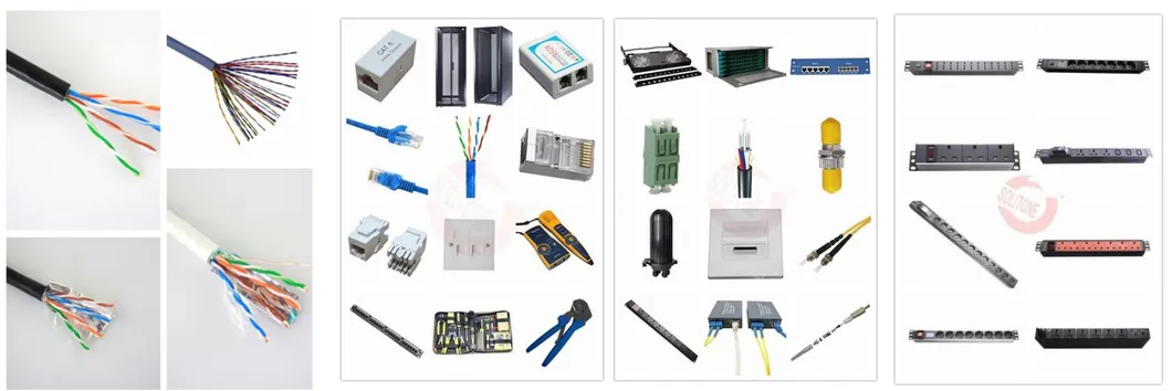 RJ45 FTP/STP Cat5e CAT6 CAT6A Toolless Keystone Jack 180 Degree Leokj-FC6-18055s