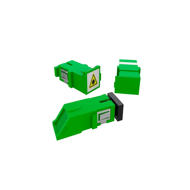 Sc FTTH Adapter with Shutter APC PC Om3 Om4 Fiber Optic Coupler Sm Field Connector