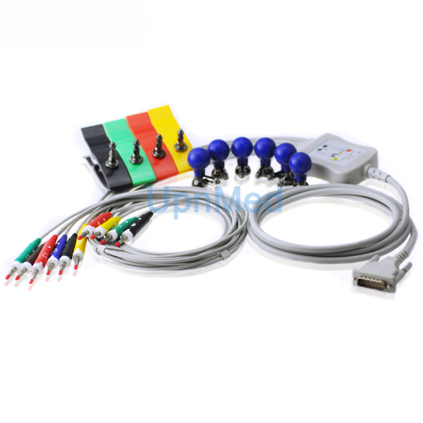 Schiller 10 Lead EKG Cable with Long Screw 2.400095