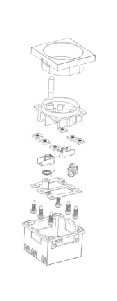 Screwless CE RoHS Germany 45X45mm Angle Schuko Socket/Electrical Outlet with Connector