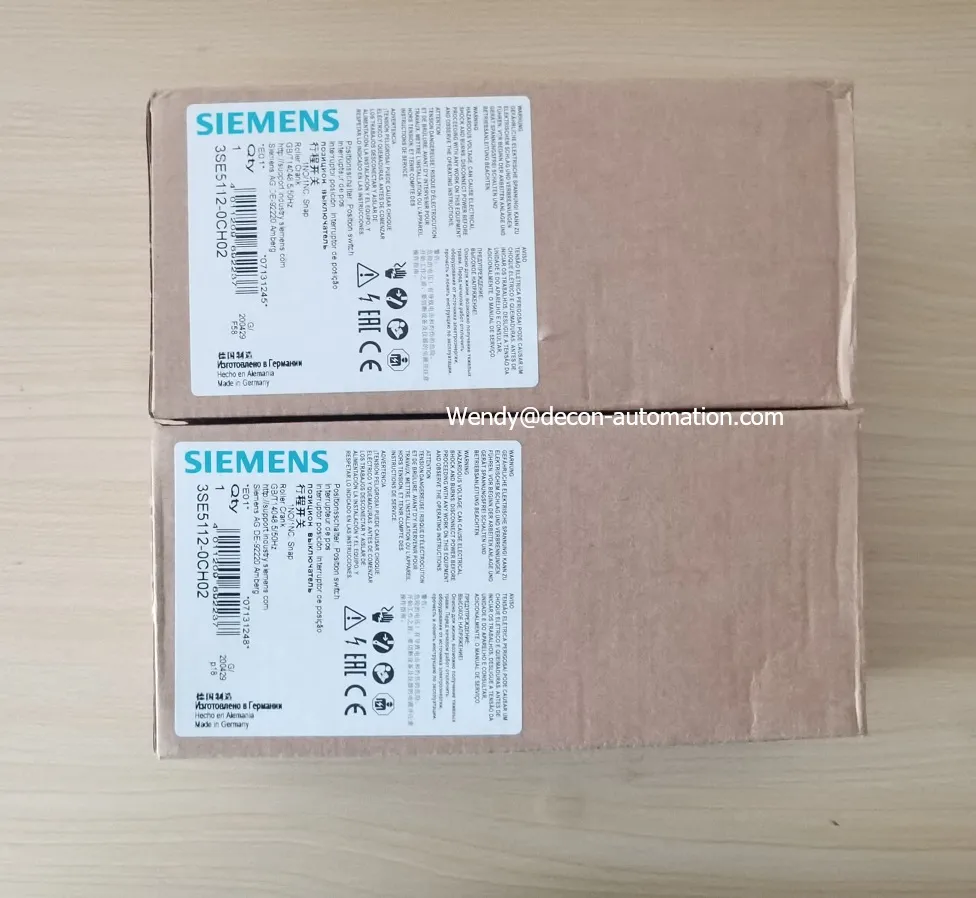 Siemens International Limit Switch Complete Unit 3se5112-0CH02