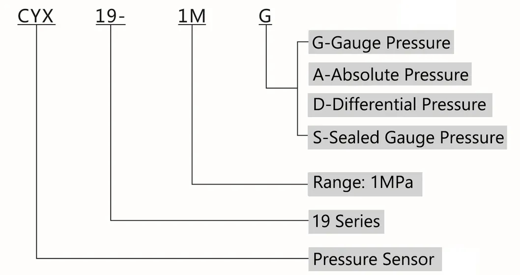 Stainless Steel Absolute Joint Pressure Sensor Cyx23