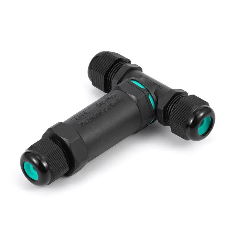 T-Shape IP68 Terminal Block Electrical Socket Waterproof Connector
