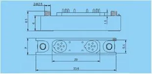 Tj60-N6s6szb Socket M12 Circular Push Pull Connector