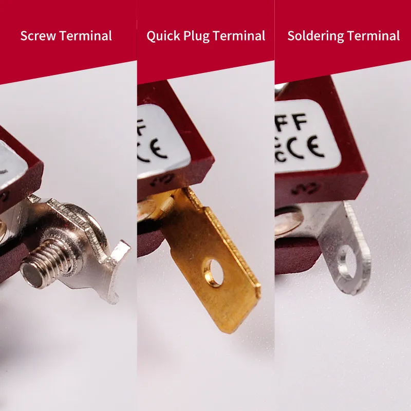 Toowei (on) -off 2 Position Waterproof Magnetic Toggle Switch Retro 10A
