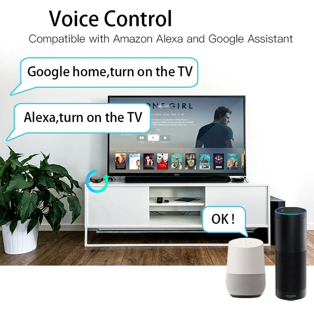Tuya Smart Infrared+ RF315 +RF433 Infrared Remote Control All-in-One Smart Universal Air Conditioner TV Fan Smartlife APP Remote Control Alexa Acho Google Home