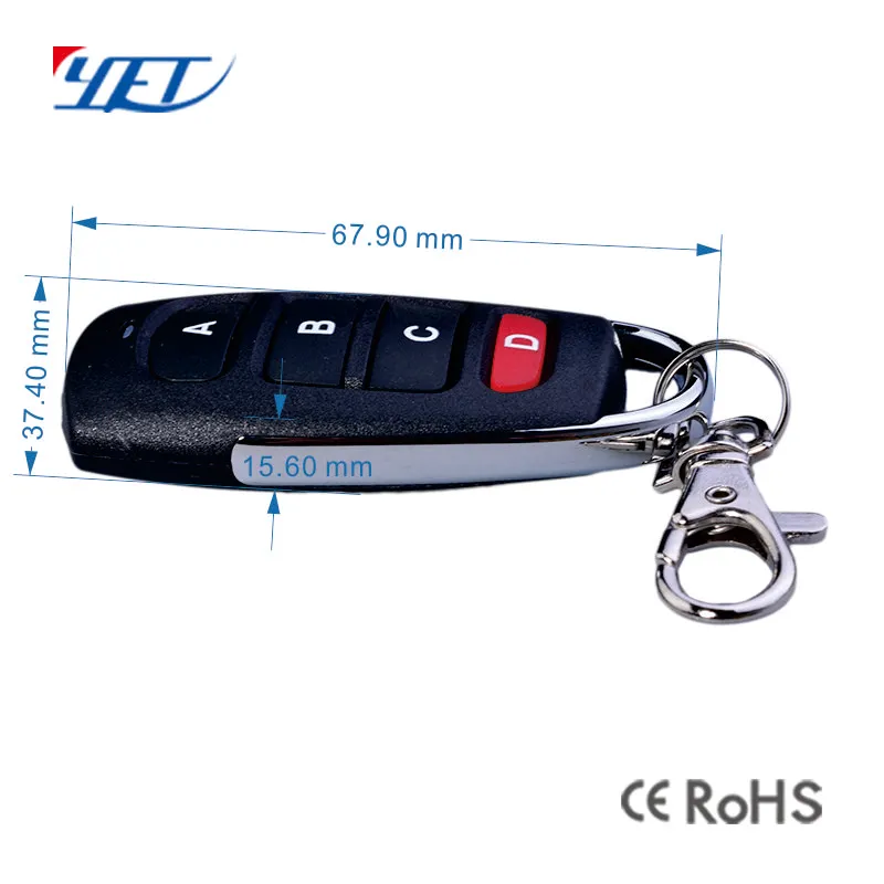 Universal Garage Door Opener Yet084 433MHz Remote Control