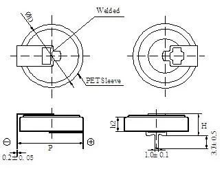 Vertial Type 5.5V 0.47f Farad Capacitor for Smart Meter