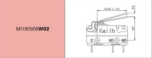 Waterproof and Dustproof of Micro Switch-Mi190909W02