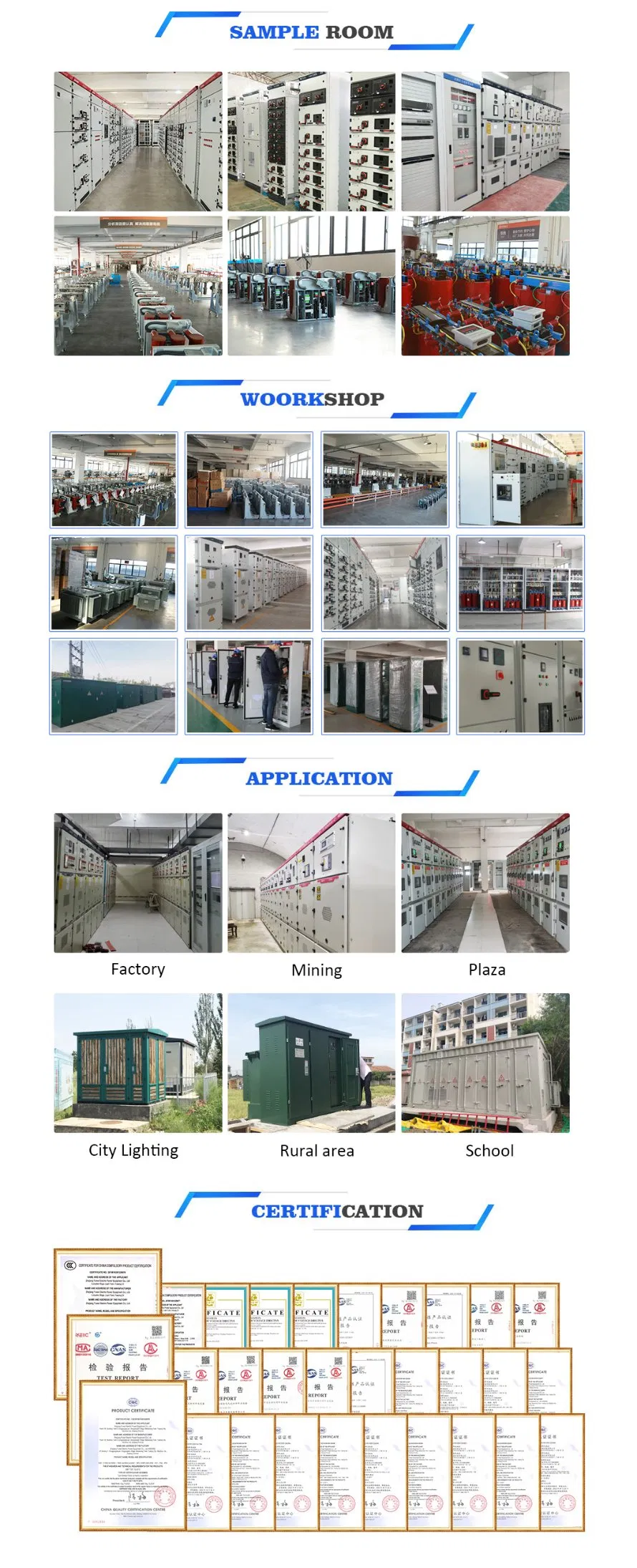 Zhegui Electric S11-M-10/0.4kv 315kVA Three Phase Oil-Immersed Power Transformer with IEC 60076